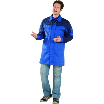 Bild von Berufsmantel 2350 kornblau/marine/zink, Größe 48