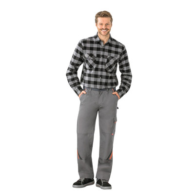 Bild von Planam - Bundhose 2420 zink/orange/schiefer, Größe 24