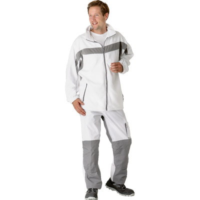 Bild von Wetter- und Kälteschutz-Fleecejacke Plaline 2563 reinweiß/zink, Größe 4XL