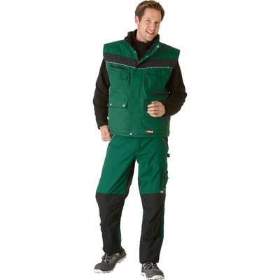 Bild von PLANAM® unisex Winterweste PLALINE grün, schwarz Größe L