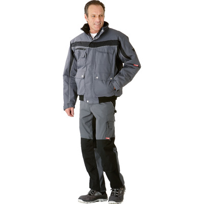 Bild von PLANAM® unisex Arbeitsjacke PLALINE schiefer, schwarz Größe XS