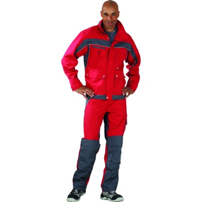 Bild von Planam - Bundjacke 2507 rot/schiefer, Größe 98