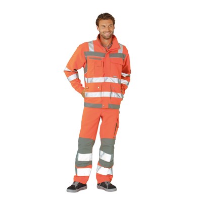 Bild von Planam - Blouson orange/zink, Größe 28