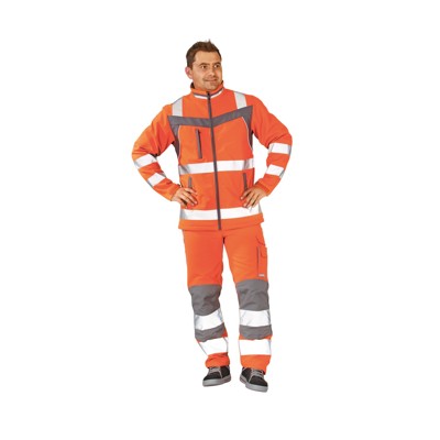 Bild von Planam - Softshell Jacke warnorange/schiefergrau, Größe L