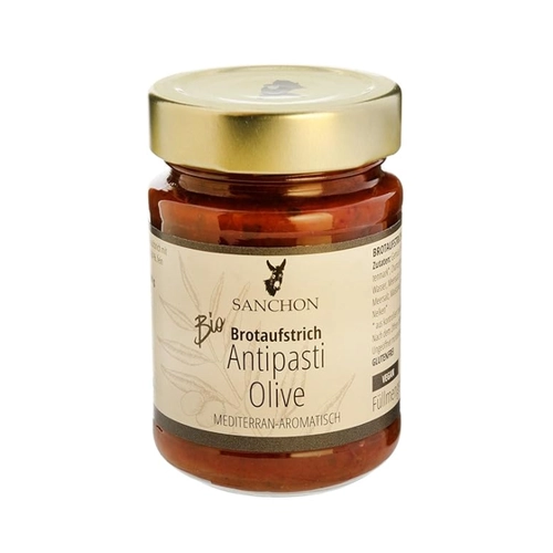 Bild von SANCHON Bio-Brotaufstrich "Antipasti Olive", 190 g