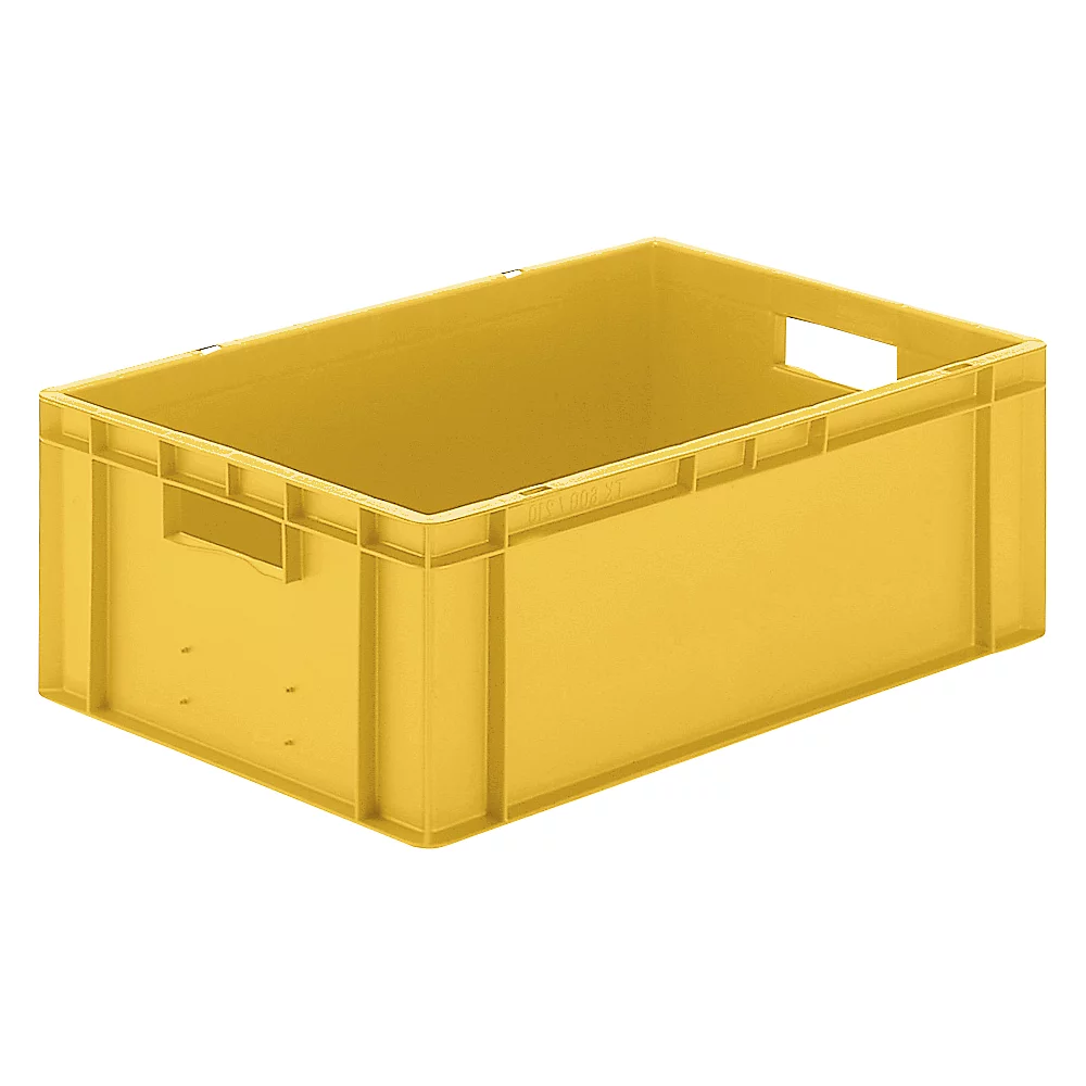Bild von EURO-Behälter | Wände und Boden geschlossen | LxBxH 600 x 400 x 210 mm | Gelb | VE 5 Stk