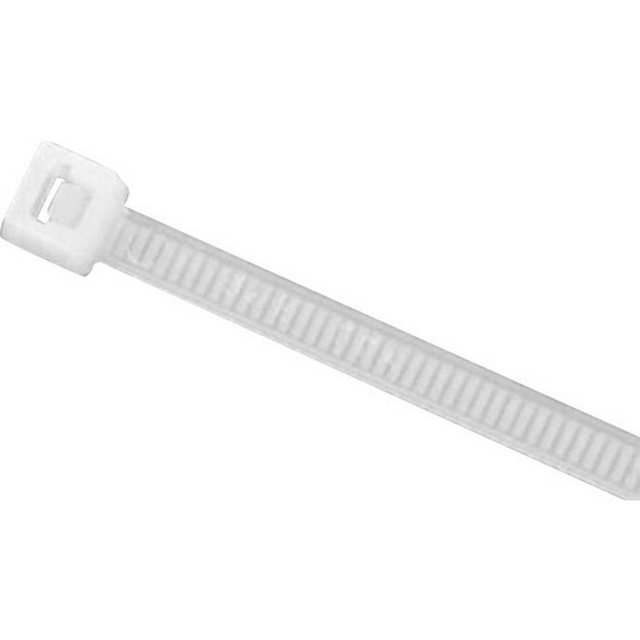 Bild von HellermannTyton, Kabelbinder, Standard-Kabelbinder, innenverzahnt (L x B) 385 mm x 4.8 mm UB385C-N-PA66-NA-C1 Farbe: Transparent 1 (Kunststoffkabelbinder, 385 mm, 100 Stk.)