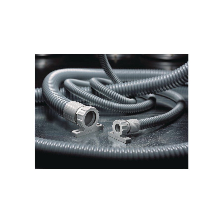 Bild von HellermannTyton 167-00216 FG21-PVC/ST-GY Schutzschlauch Grau 16mm 10m