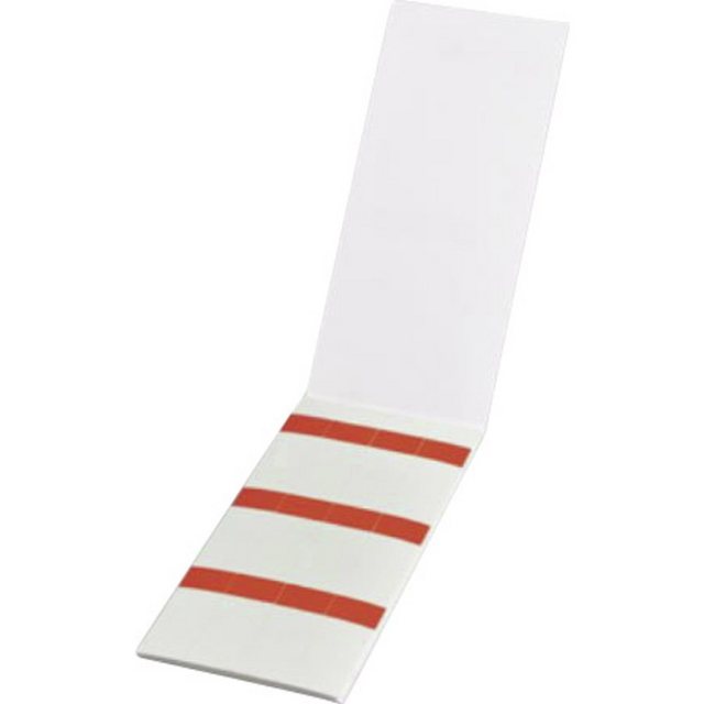 Bild von HellermannTyton HELASIGN Etiketten im Taschenbuch Etiketten je Blatt: 6 HSMB-C3-1402-RD Rot, Transparent Inhalt: 10 Bla (598-31402)