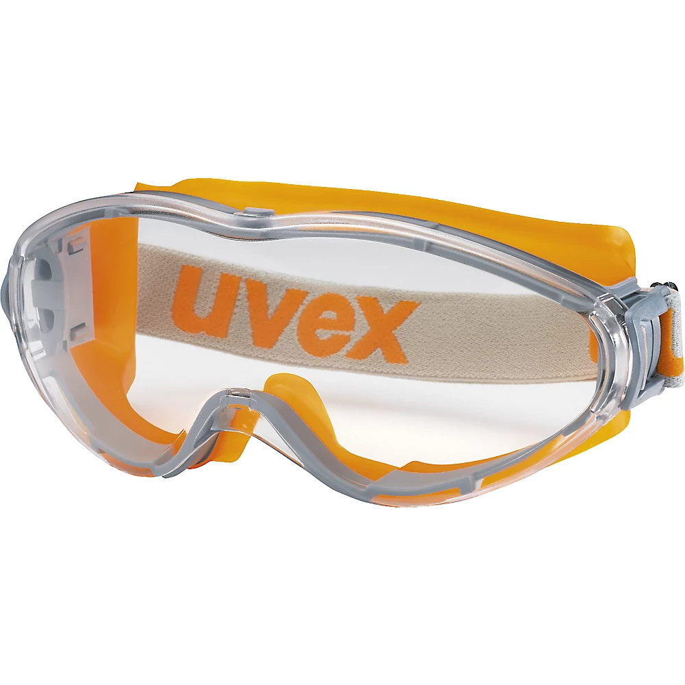 Bild von uvex Schutzbrille ultrasonic 9302 245 HC-AF farblos orange/grau (9302 245)