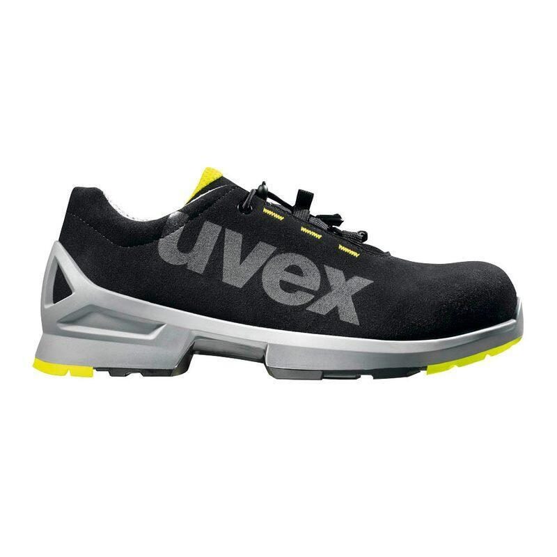 Bild von Uvex 1 Halbschuh, Sicherheitsschuhe S2 SRC, Arbeitsschuhe für Damen & Herren, Schwarz/Lime, Größe 45