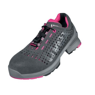 Bild von Damen Sicherheits-Halbschuh 8561.8, S1, grau/pink, Weite 11, Größe 38