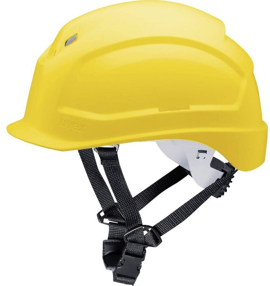 Bild von UVEX Schutzhelm pheos S-KR - Arbeitsschutz-Helm - 4-Punkt Kinnriemen, EN 397 Farbe:gelb