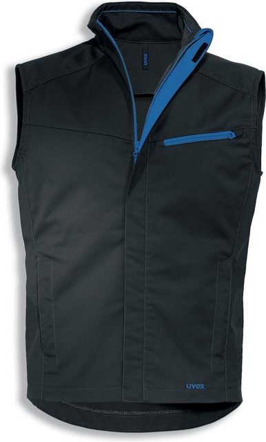 Bild von uvex Weste suXXeed, graphit, XL Material: 65% Polyester, 35% Baumwolle, ca 245 g/qm, - 1 Stück (8970912)