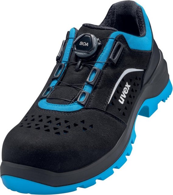 Bild von 9558 9558243 Sicherheitshalbschuh S1P Schuhgröße (eu): 43 Schwarz/Blau 1 Paar - Uvex