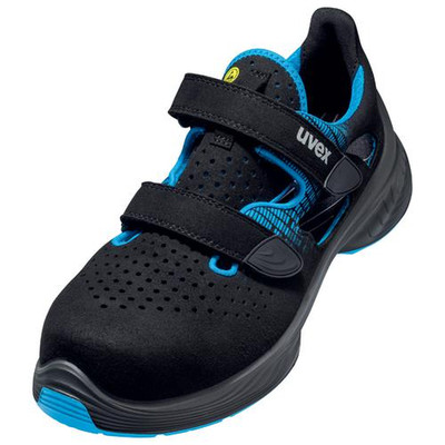 Bild von Uvex Safety, Sicherheitsschuhe, 6828940 Sicherheitssandale S1 Schuhgrösse (EU): 40 Blau, Schwarz 1 Paar (S1, 40)