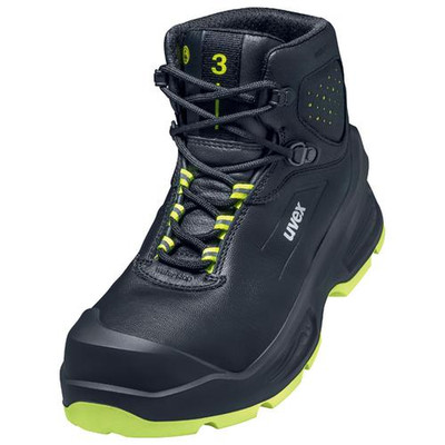 Bild von Uvex Safety, Sicherheitsschuhe, 6872150 Sicherheitsstiefel S3 Schuhgrösse (EU): 50 Schwarz, Gelb 1 Paar (S3, 50)