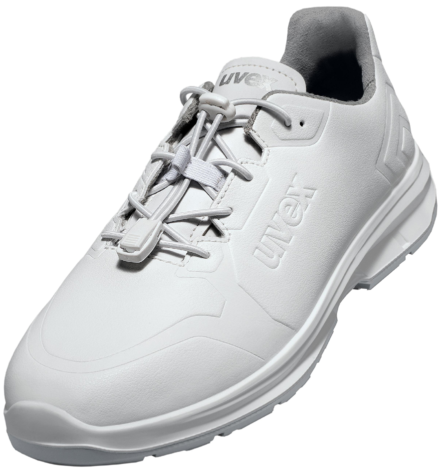 Bild von Uvex 1 Sport White NC - Berufshalbschuhe für Freizeit & Arbeit - gepolstert, atmungsaktiv & dämpfend - Sneaker - Weiß - Größe 36