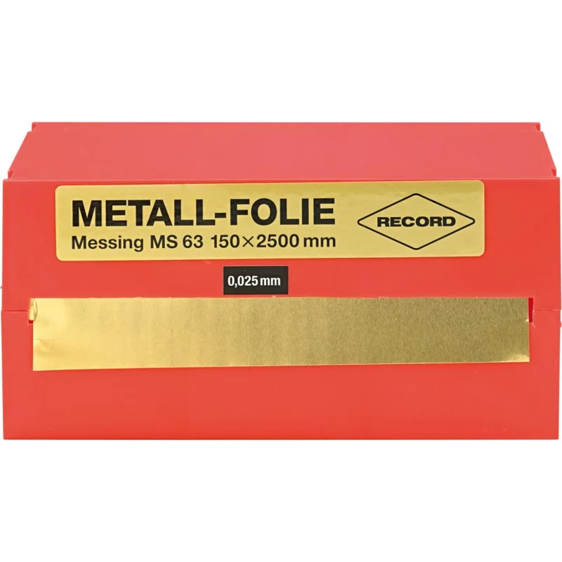 Bild von Record Record, Schleifmittel, Metallfolie Stahl rostfr.150x2500x0,250mm Record