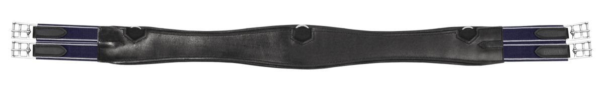 Bild von Passier Ledersattelgurt geschweift, lange Form schwarz 145 cm