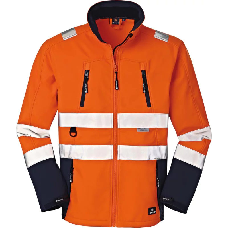 Bild von Magni, Arbeitsjacke, 4 Protect Warnschutz Softshelljacke PITTSBURGH 3471 Wetterschutzjacke XXL (XXL)