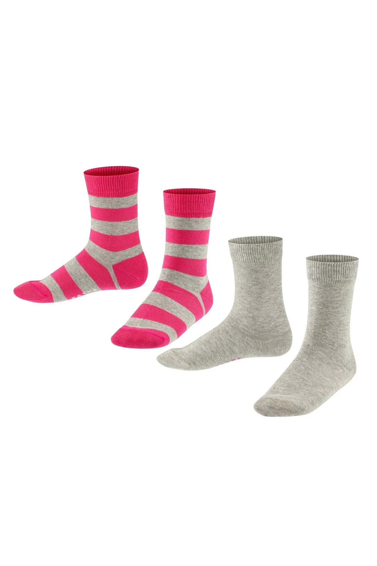 Bild von FALKE Kinder Socken, 2er Pack Happy Stripe, Kurzsocken, Gestreift - 23-26