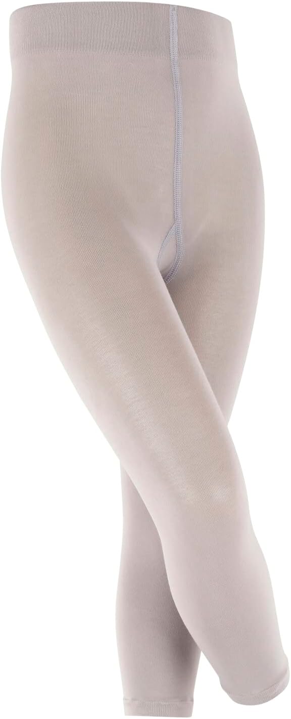 Bild von FALKE Unisex Kinder Leggings Cotton Touch K Le Baumwolle einfarbig 1 Stück, Grau Silver 3290, 80-92