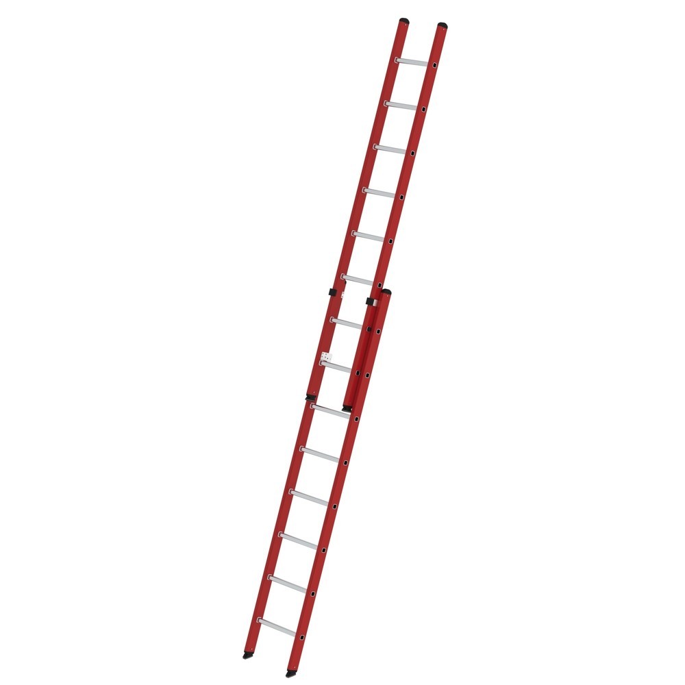 Bild von MUNK Günzburger Steigtechnik - Seilzugleiter GFK, 2x8 Sprossen, L ausgefahren 2450mm, L eingefahren 4200mm