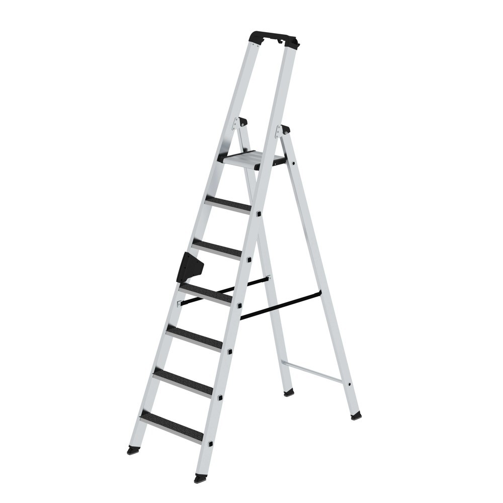 Bild von MUNK Günzburger Steigtechnik - Stehleiter clip-step 7 Stufen, Aluminium, einseitig begehbar, H2310mm B590mm