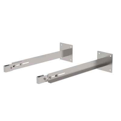Bild von MUNK Günzburger Steigtechnik - Wandhalter, Abst. 100mm, Abst. 800-900mm, Verstellb. 800-900mm Edelstahl