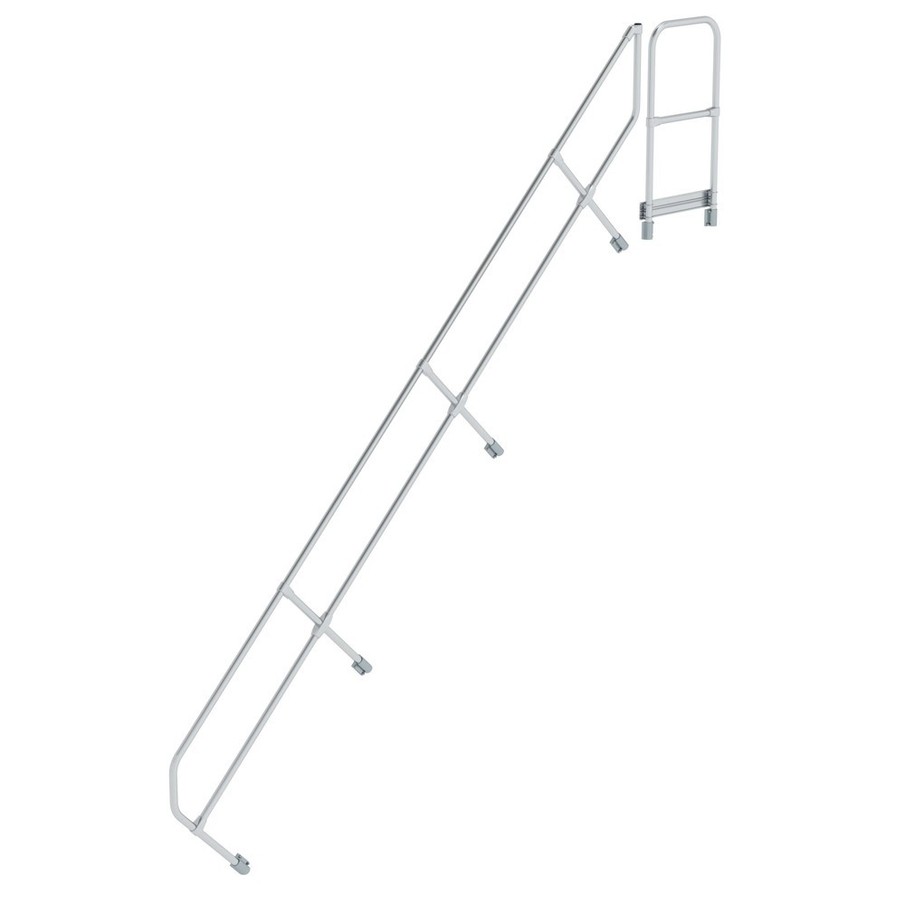 Bild von Günzburger Steigtechnik Zweiter Handlauf für Treppe mit Plattform 45° 15 Stufen