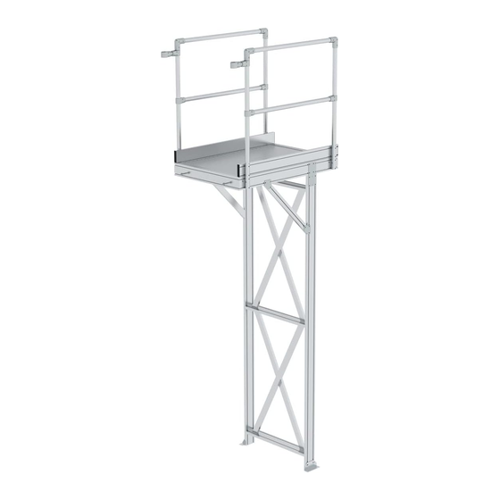 Bild von Günzburger Steigtechnik Laufsteg-Modul Aluminium geriffelt