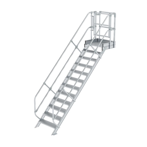 Bild von Munk Treppen-Modul Aluminium geriffelt 12 Stufen