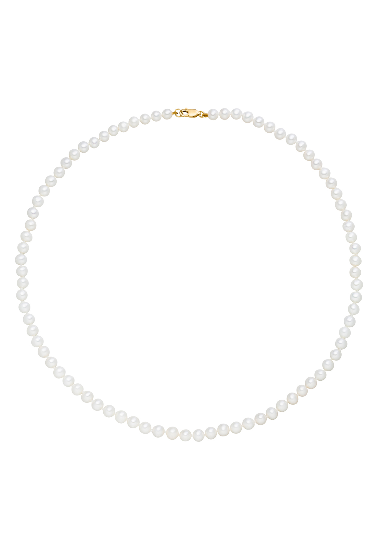 Bild von Firetti Perlenkette »Schmuck Geschenk Gold 375 Halsschmuck Halskette Perle«, Made in Germany - mit Süßwasserzuchtperle