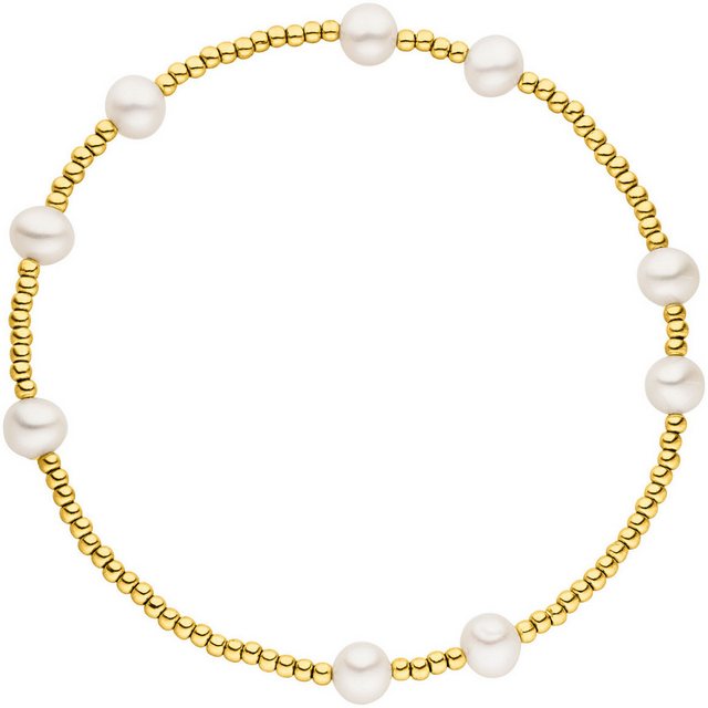 Bild von Adriana Perlenarmband »Schmuck Geschenk Silber 925 Armband Armkette Genua, G13-90, G13-94«, Made in Germany - mit Süßwasserzuchtperle