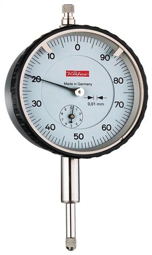 Bild von Käfer, Messlehre, Messuhr M2T links 10 mm Ablesung 0,01 mm Ziffernblatt linkslaufend 100 - 0