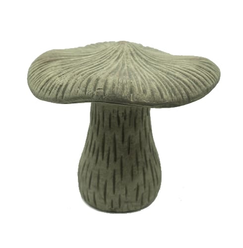 Bild von Deko Pilz für Außen Terrakotta grau 22x21x20 cm