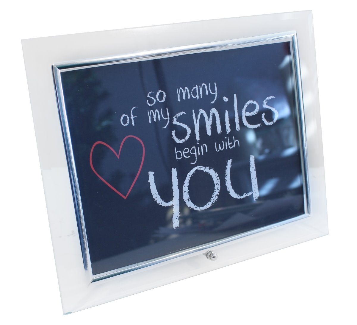 Bild von Glas Bilderrahmen XL zum Stellen 20x24,5cm für 15x20cm Bilder