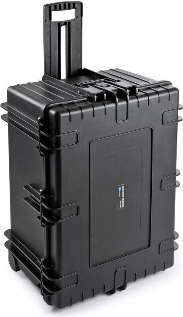 Bild von B&W Transportkoffer Type 7800 schwarz leer Der Typ 7800 ist dank seines Teleskopgriffs und der leichtgängigen Räder besonders einfach zu bedienen - auch wenn er voll beladen ist, kann er bequem transportiert werden. (7800/B)