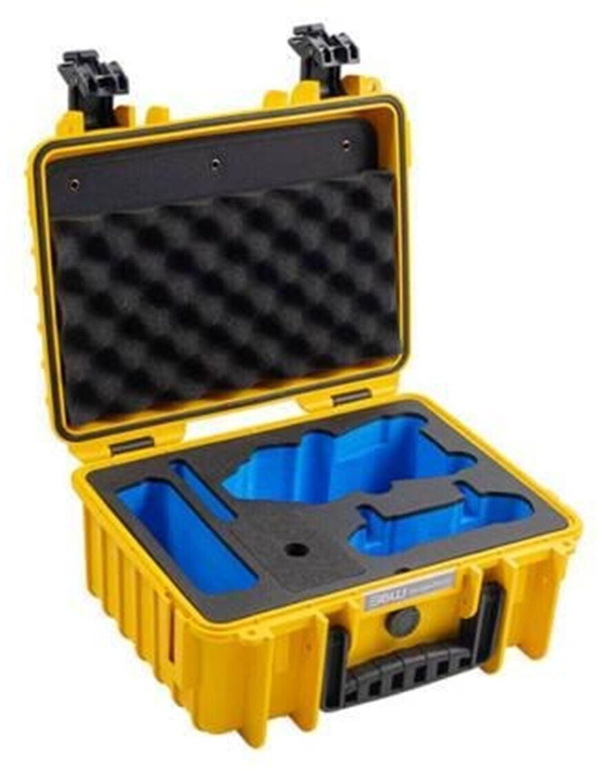 Bild von B&W Transportkoffer Outdoor für Drohne DJI Air 3 und Fly More Combo - Typ 3000 gelb - wasserdicht nach IP67 Zertifizierung, staubdicht, bruchsicher und unverwüstlich