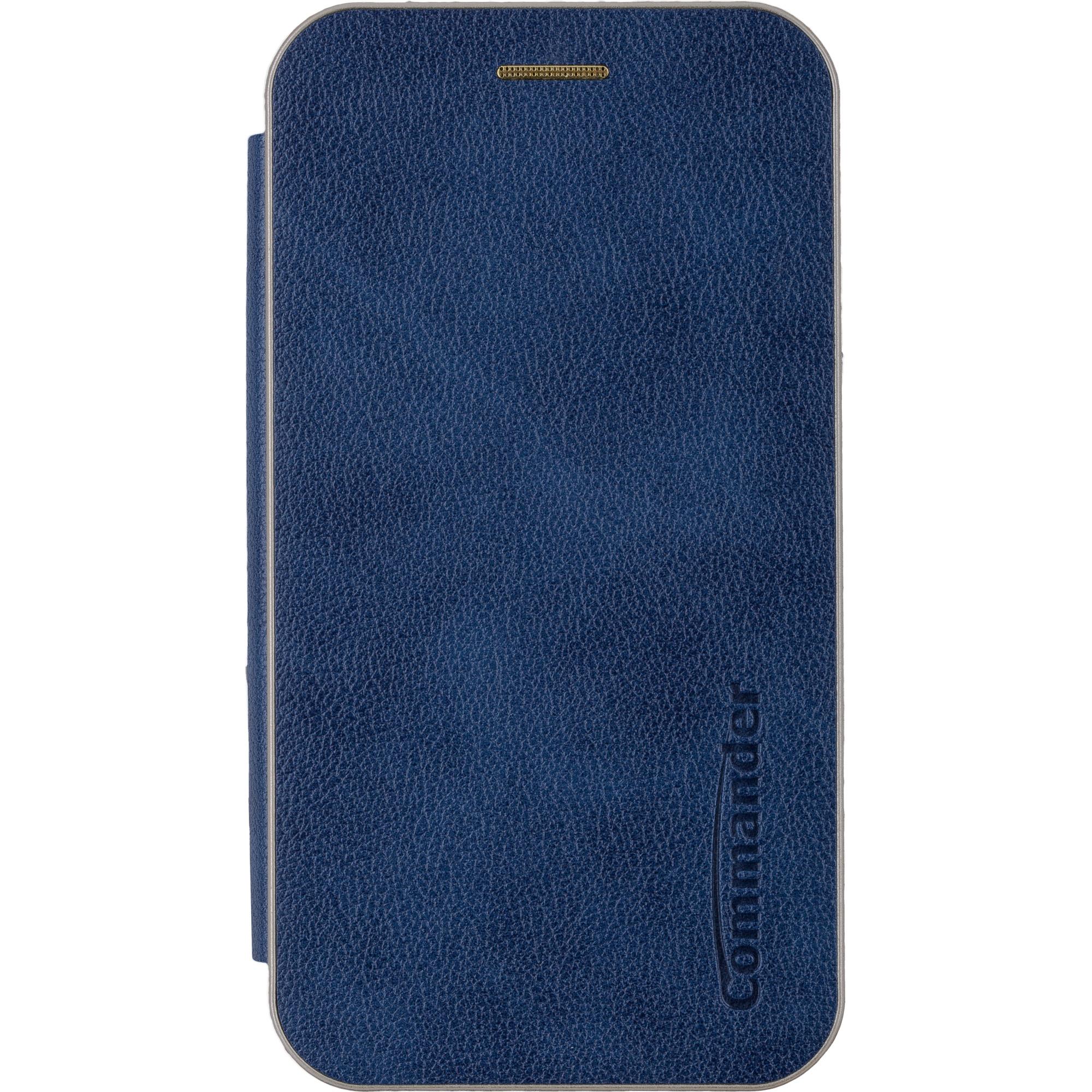 Bild von Peter Jäckel Commander CURVE Book Case DELUXE für Samsung S22 Ultra Elegant Royal (Galaxy S22 Ultra), Smartphone Hülle, Blau