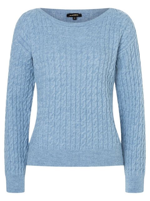 Bild von Pullover mit Zopfmuster, hellblau melange, Winter-Kollektion