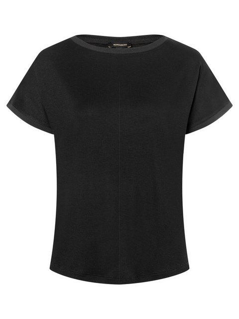 Bild von T-Shirt mit Chiffonkante, schwarz, Frühjahrs-Kollektion