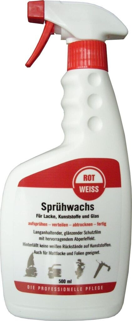 Bild von ROTWEISS Sprühwachs Flasche (500 ml) Lackversiegelung  2111