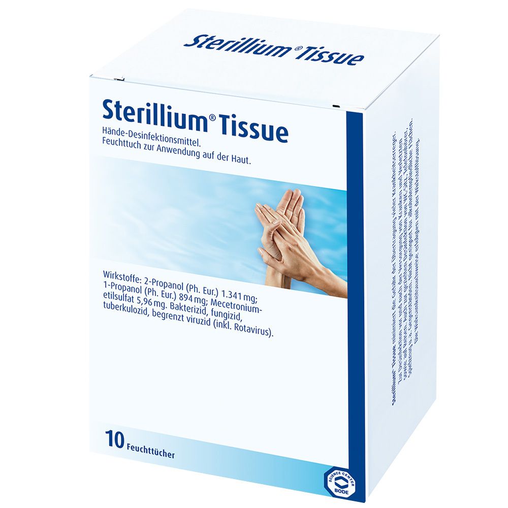 Bild von Paul Hartmann AG 9812290 Sterillium Tissue Hands Desinfektionstuch, 10 Stück