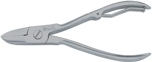 Bild von Erbe, Nagelzange, professional, rostfrei - karierte Schenkel, Drahtfeder, basic