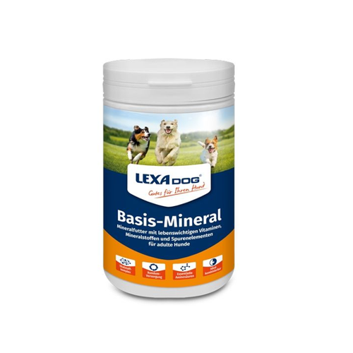 Bild von LEXA DOG® Basis Mineral 1 kg Dose - Eine umfassende Nährstoffversorgung für Ihren Hund