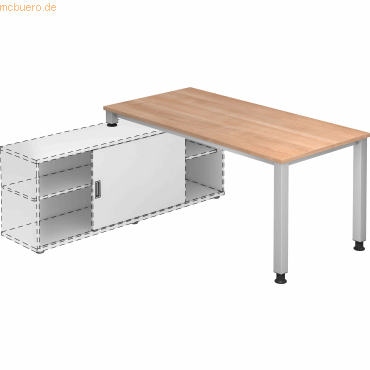 Bild von HAMMERBACHER Tischelement Alicante, Anbautisch zur Auflage auf Sideboard (nicht inkl)