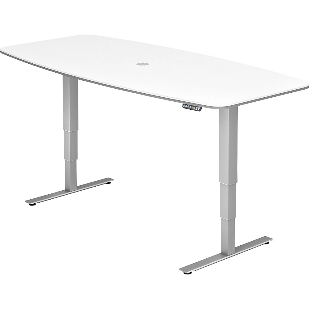 Bild von HAMMERBACHER Konferenztisch Konferenztisch 220x103/83cm elektr. höhenverstellbar Memoryschalter We