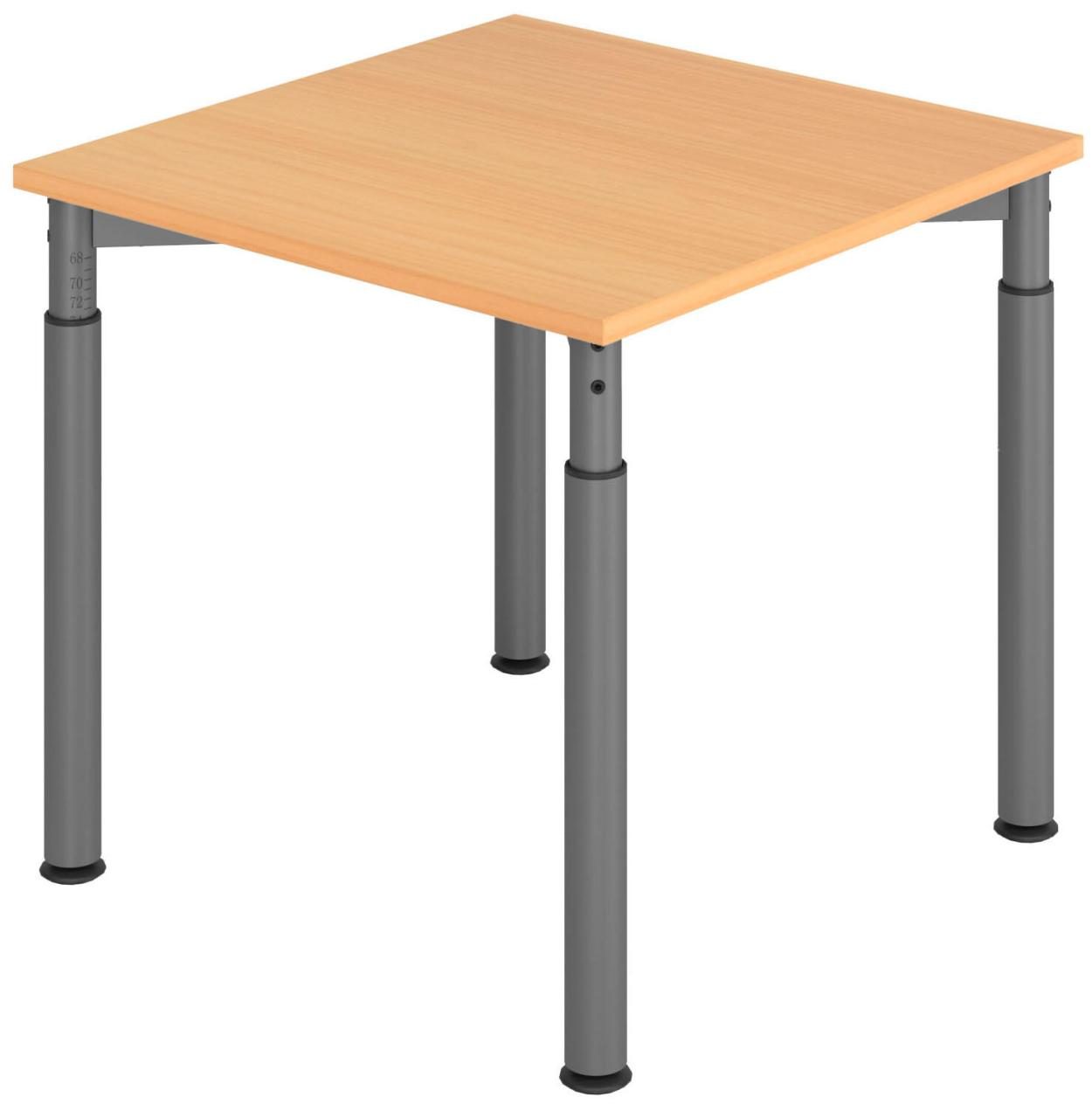 Bild von MC, Schreibtisch, MyTable Y Schreibtisch mit Gestell Graphit (800 x 800 x 680 mm)
